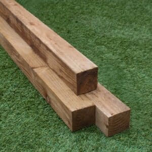 3x3 timber fence post ap fencing brown