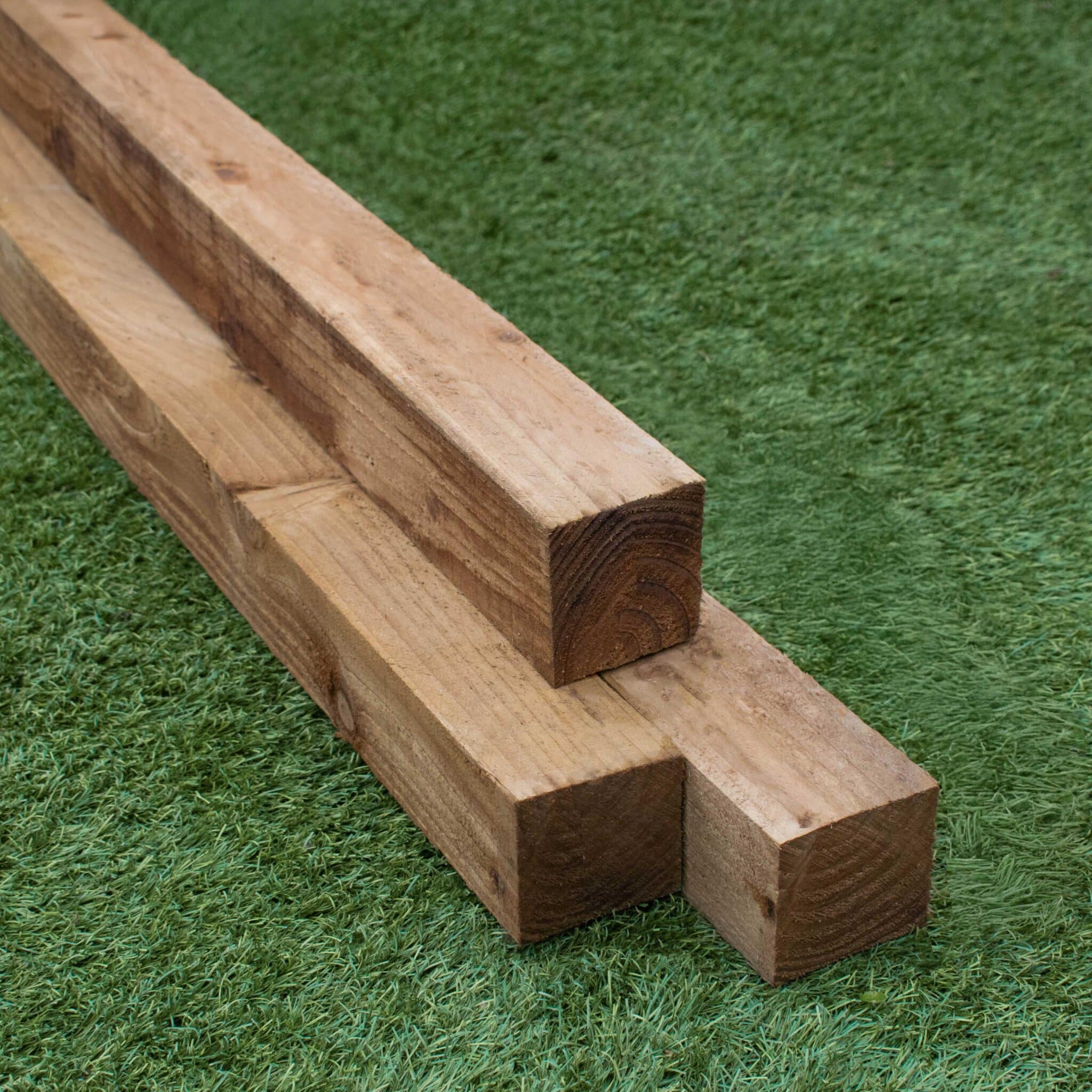 3x3 timber fence post ap fencing brown