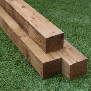 4x4 brown fence post