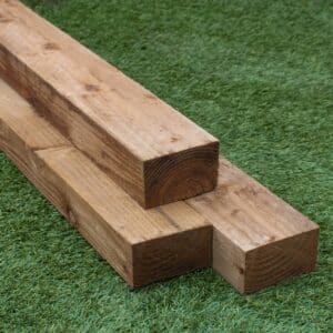 5x3 Timber Fence Post Brown A&P Fencing