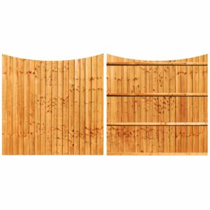 Standard Bow Featheredge Fence Panels