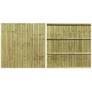 Standard Tanalised Featheredge Fence Panels