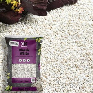 classic white chipping gravel
