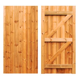 Tongue & Groove Entry Gate: 3' x 6'