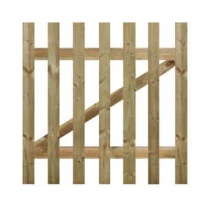 square picket gate pressure treated