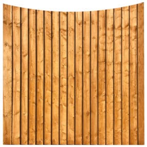 Bow Featheredge Fence Panels