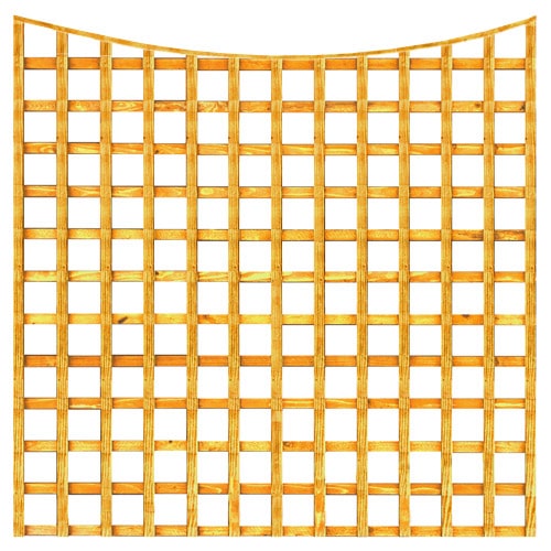 Square Trellis Panel: Bow Top