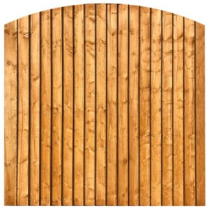 Dome Featheredge Fence Panels