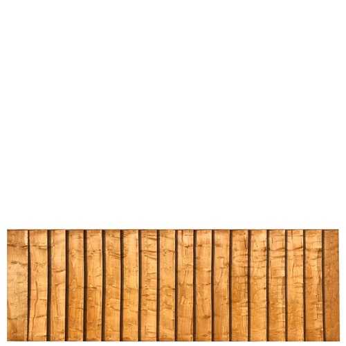 Framed Featheredge Fence Panel 6 Wide x 2 High