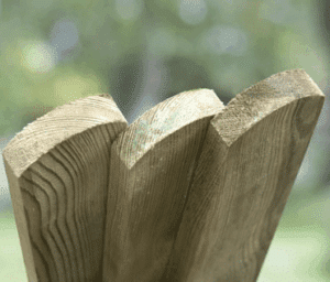 Rounded Top Picket Pale