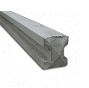 Slotted concrete posts
