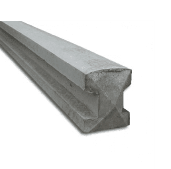Slotted concrete posts