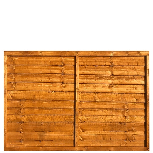 Waneyedge Fence Panel 6 Wide x 4 High
