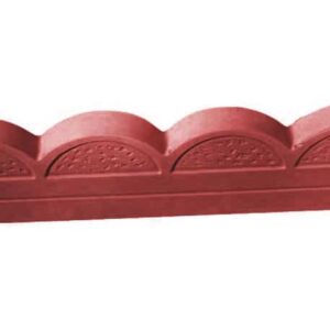 Wave Top Edging - Red