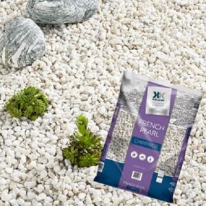 French Pearl White Sparkly Gravel