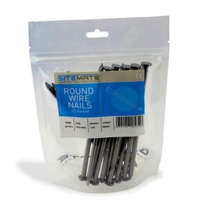 Sitemate Round Wire Nails 1/2KG