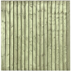 Tanalised Featheredge Fence Panels