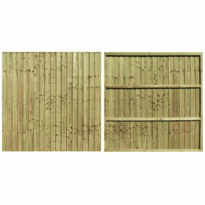 Framed Tanalised Featheredge Fence Panel