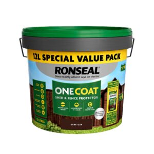 Ronseal Dark Oak Fence Paint (12 Litre)