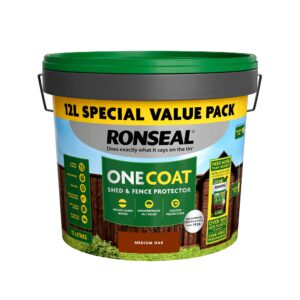 Ronseal Medium Oak Fence Paint (12 Litre)