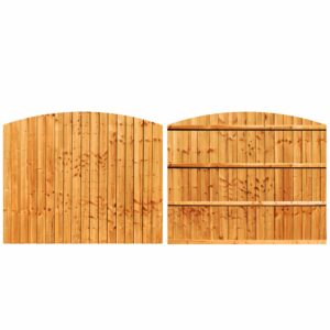 Dome Featheredge Fence Panel