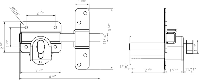 Gatemate Euro Long Throw Lock - Image 6