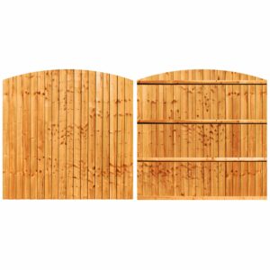 Standard Dome Featheredge Fence Panels