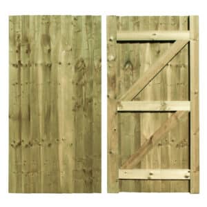 featheredge tanalised entry gate framed