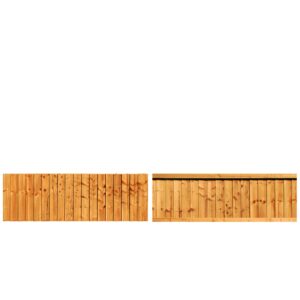 Featheredge Fence Panel (6' Wide x 2' High)