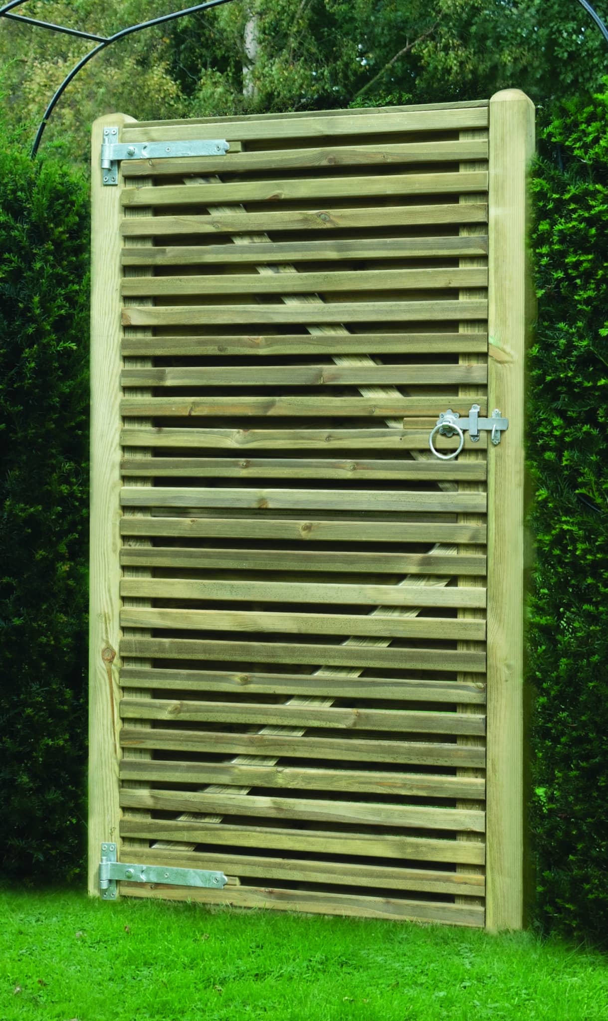 Superior Double Slatted Gate