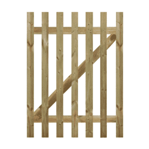 Square top picket gate 4x2